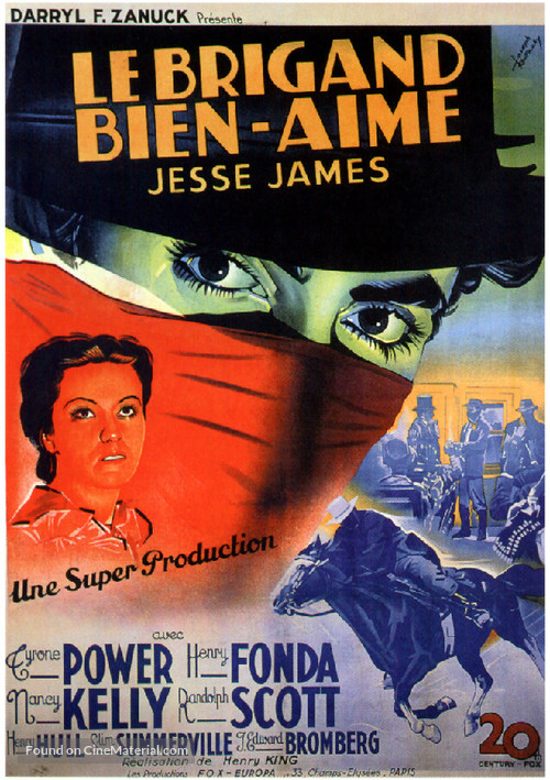 Jesse James - French Movie Poster