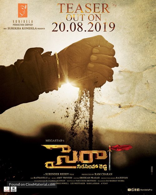 Sye Raa Narasimha Reddy - Indian Movie Poster