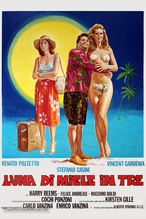 Luna di miele in tre - Italian Movie Poster
