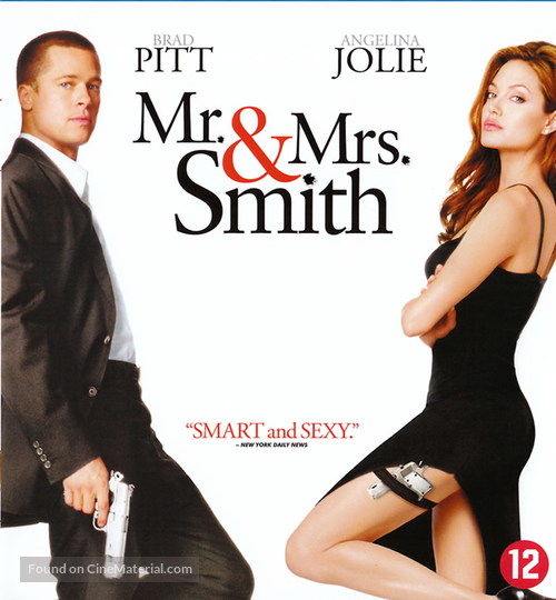 Mr. &amp; Mrs. Smith - Dutch Blu-Ray movie cover