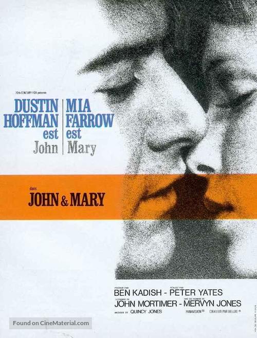 John and Mary - French Movie Poster