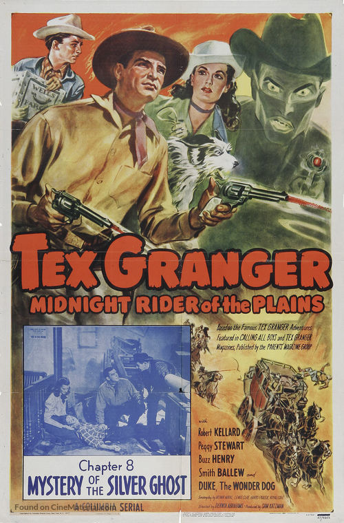 Tex Granger, Midnight Rider of the Plains - Movie Poster