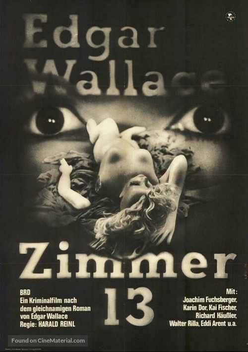 Zimmer 13 - German Movie Poster