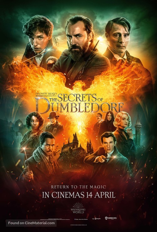 Fantastic Beasts: The Secrets of Dumbledore - Malaysian Movie Poster