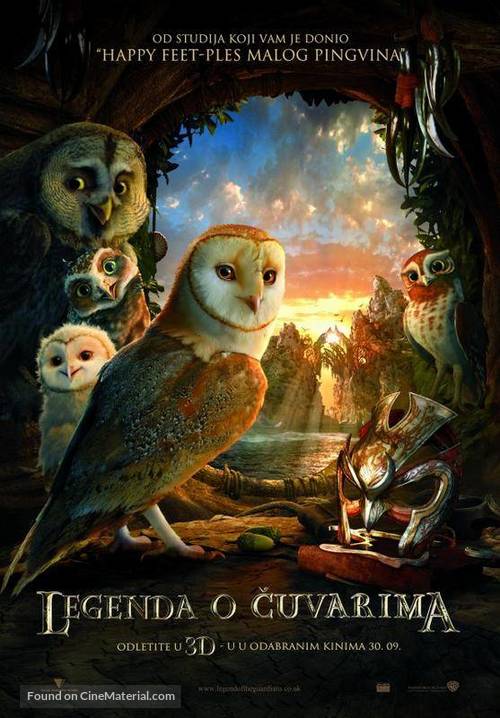 Legend of the Guardians: The Owls of Ga&#039;Hoole - Croatian Movie Poster