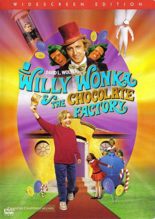 Willy Wonka &amp; the Chocolate Factory - DVD movie cover