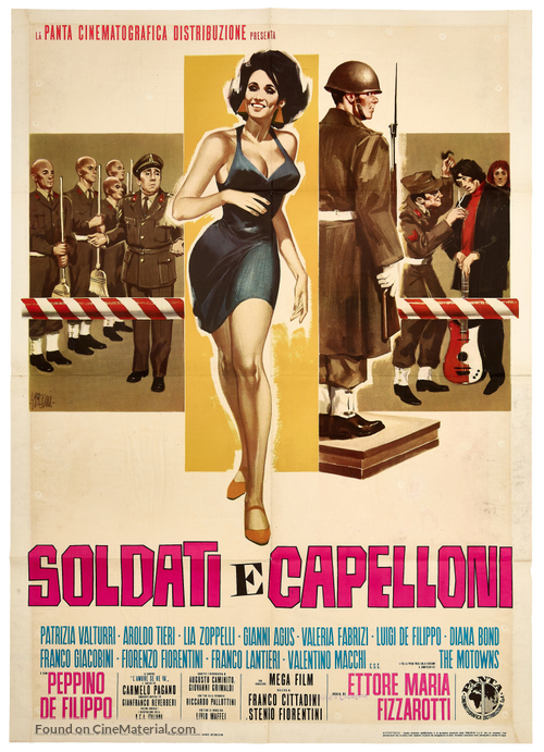 Soldati e capelloni - Italian Movie Poster