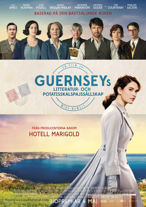 The Guernsey Literary and Potato Peel Pie Society - Swedish Movie Poster