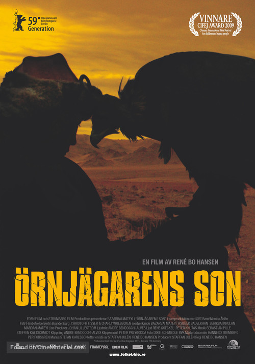 Eagle Hunter&#039;s Son - Swedish Movie Poster