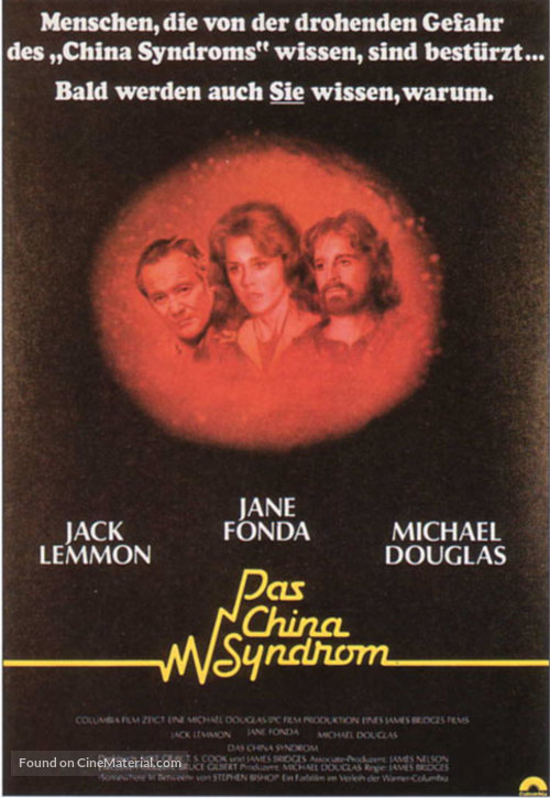 The China Syndrome - German Movie Poster