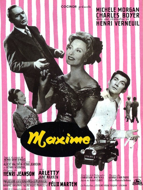 Maxime - French Movie Poster
