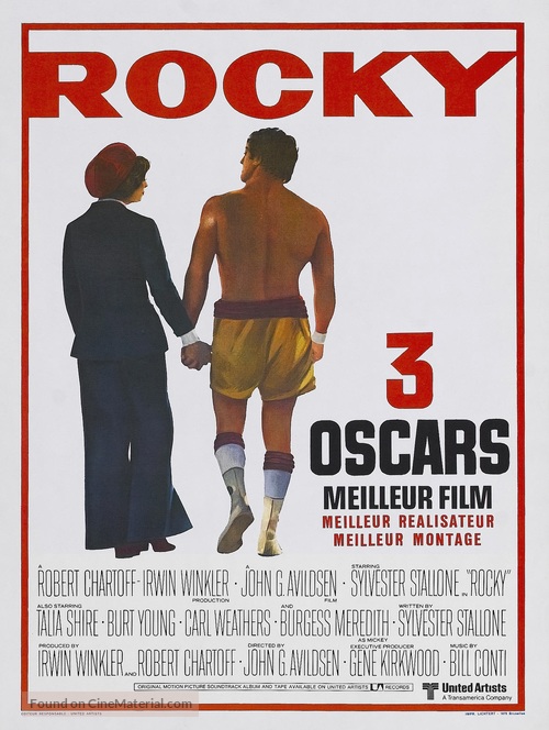 Rocky - Belgian Movie Poster