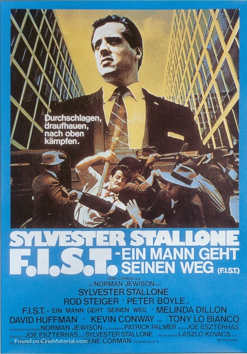 Fist - German Movie Poster