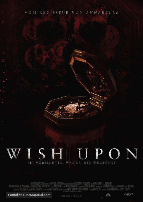 Wish Upon (2017) German movie poster