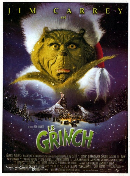 How the Grinch Stole Christmas French movie poster