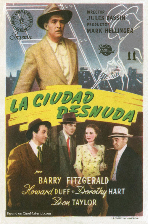 The Naked City - Spanish Movie Poster