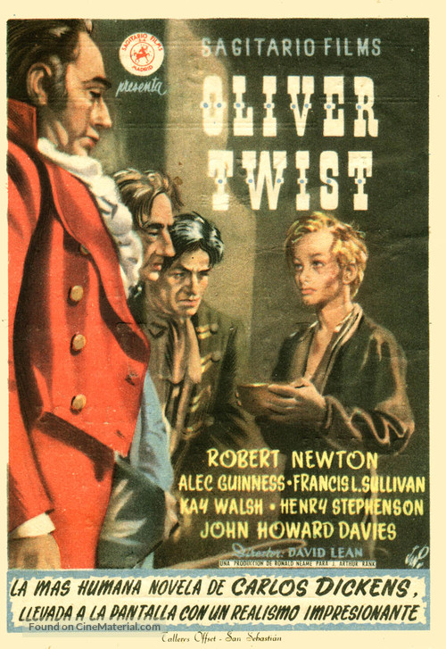 Oliver Twist - Spanish Movie Poster