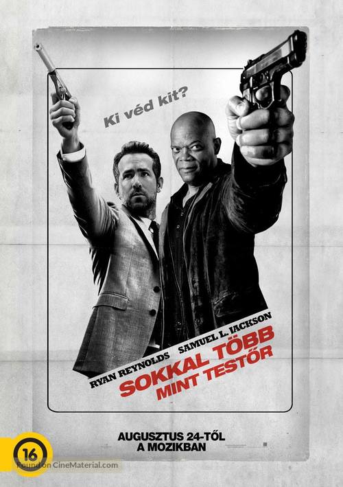 The Hitman&#039;s Bodyguard - Hungarian Movie Poster
