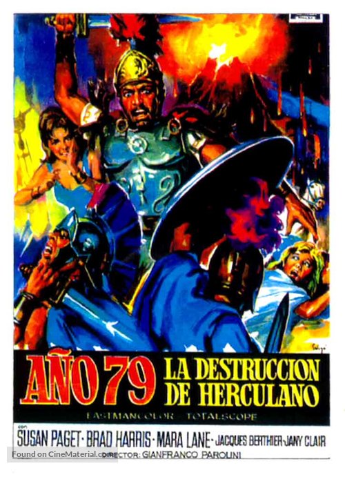 Anno 79: La distruzione di Ercolano - Spanish Movie Poster