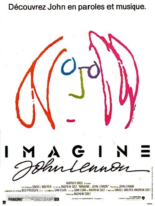 Imagine: John Lennon - French Movie Poster