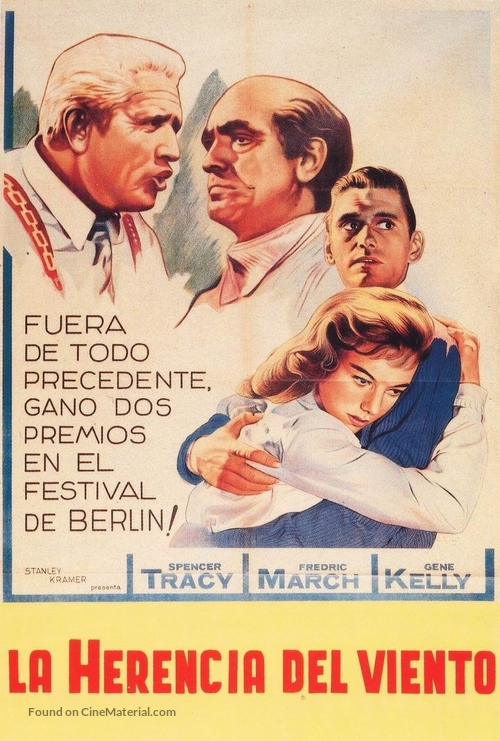 Inherit the Wind - Spanish Movie Poster