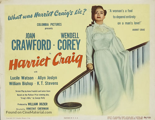 Harriet Craig - Movie Poster
