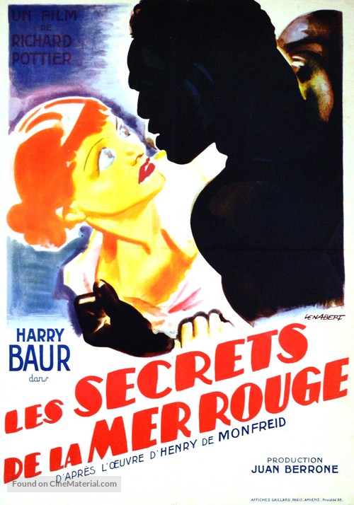 Les secrets de la Mer Rouge - French Movie Poster