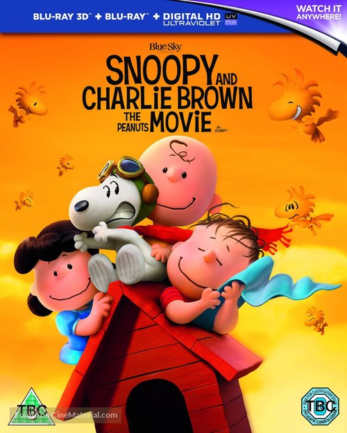 The Peanuts Movie - British Blu-Ray movie cover