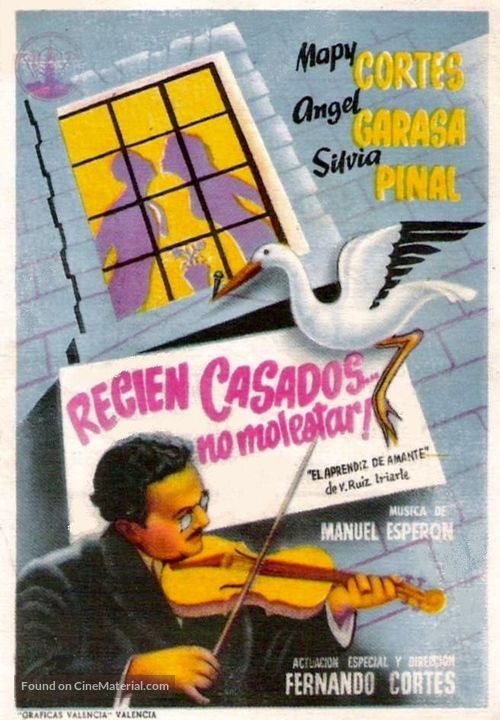 Reci&eacute;n casados... no molestar - Spanish Movie Poster