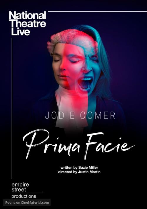 NT Live: Prima Facie - British Movie Poster