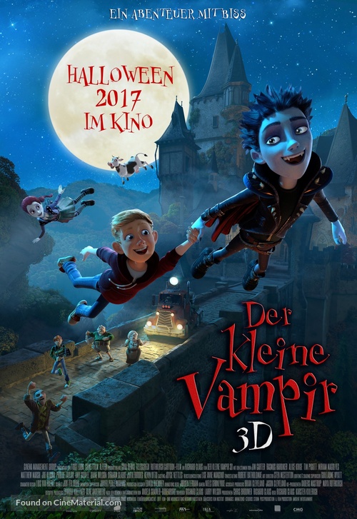 The Little Vampire 3D - German Movie Poster