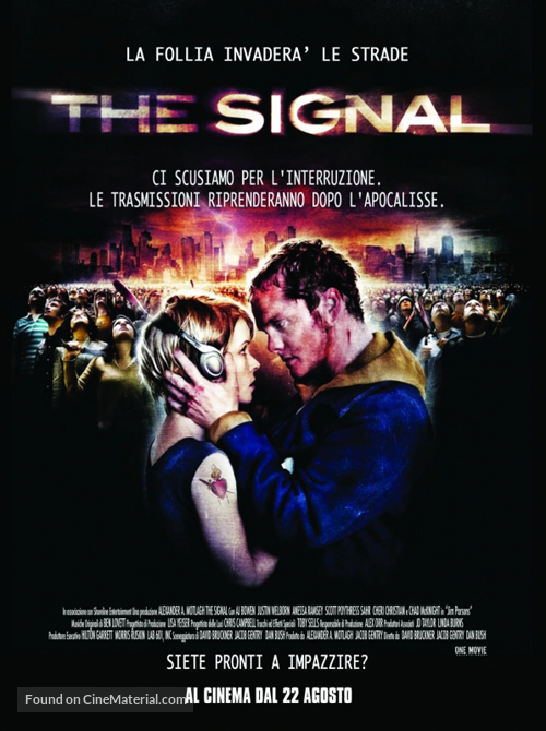 The Signal - Italian Movie Poster