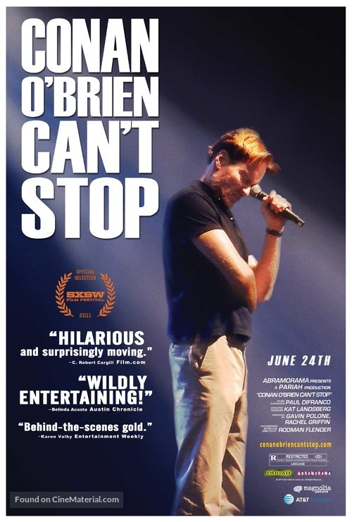 Conan O&#039;Brien Can&#039;t Stop - Movie Poster