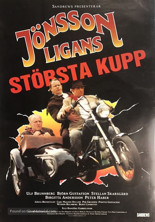 J&ouml;nssonligans st&ouml;rsta kupp - Swedish Movie Poster