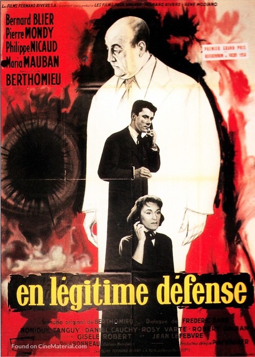 En l&eacute;gitime d&eacute;fense - French Movie Poster