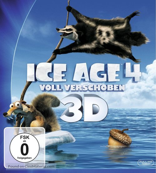 Ice Age: Continental Drift - German Blu-Ray movie cover