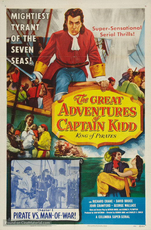 The Great Adventures of Captain Kidd - Movie Poster