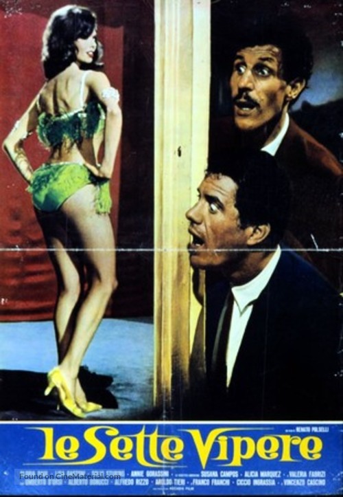 Le sette vipere: Il marito latino - Italian Movie Poster