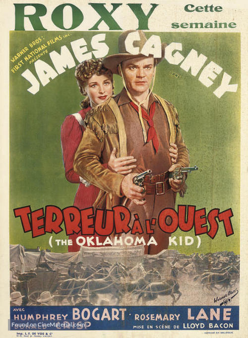 The Oklahoma Kid - Belgian Movie Poster