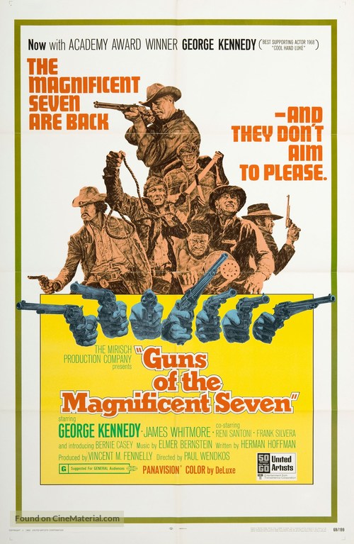 Guns of the Magnificent Seven - Movie Poster