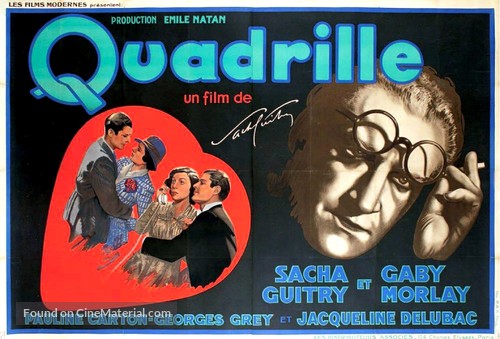 Quadrille - French Movie Poster