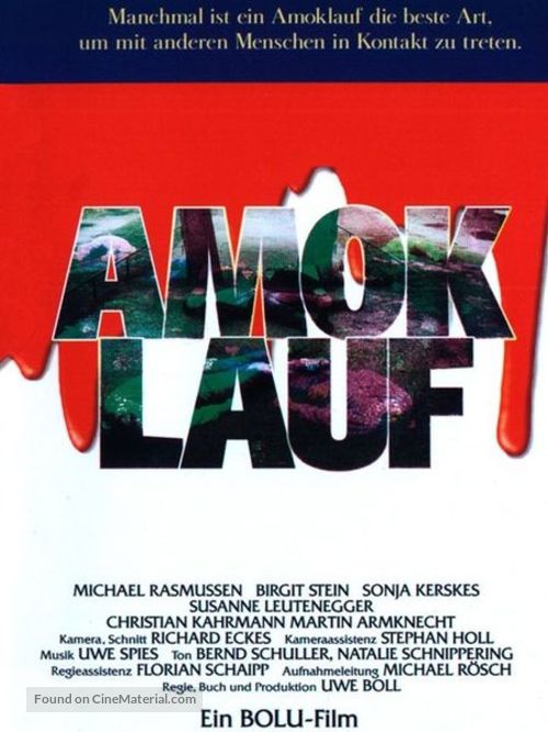 Amoklauf - German Movie Cover