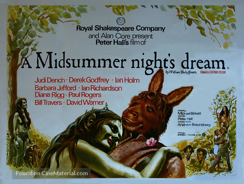 A Midsummer Night&#039;s Dream - British Movie Poster