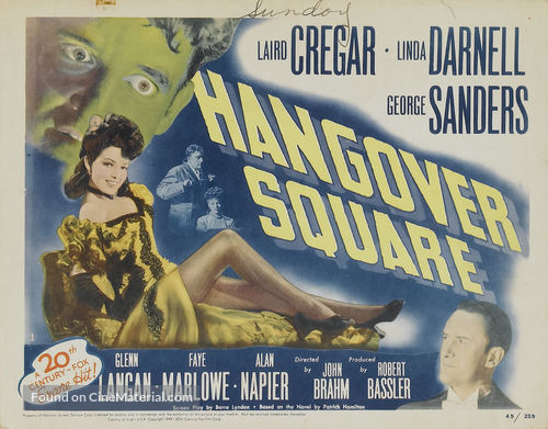 Hangover Square - Movie Poster