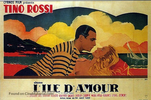 L&#039;&icirc;le d&#039;amour - French Movie Poster