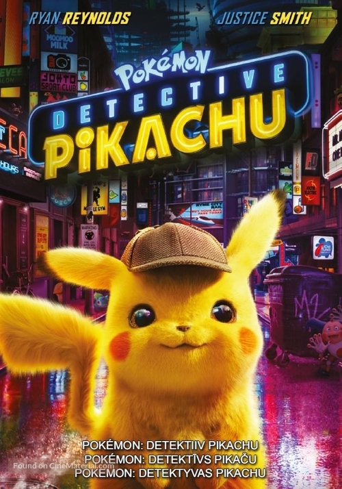 Pok&eacute;mon: Detective Pikachu - Estonian DVD movie cover