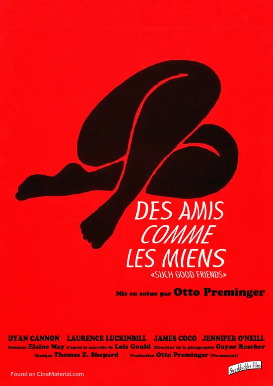 Such Good Friends - French Re-release movie poster