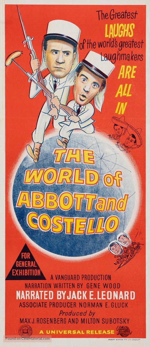The World of Abbott and Costello - Australian Movie Poster