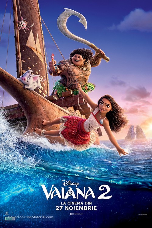 Moana 2 - Romanian Movie Poster