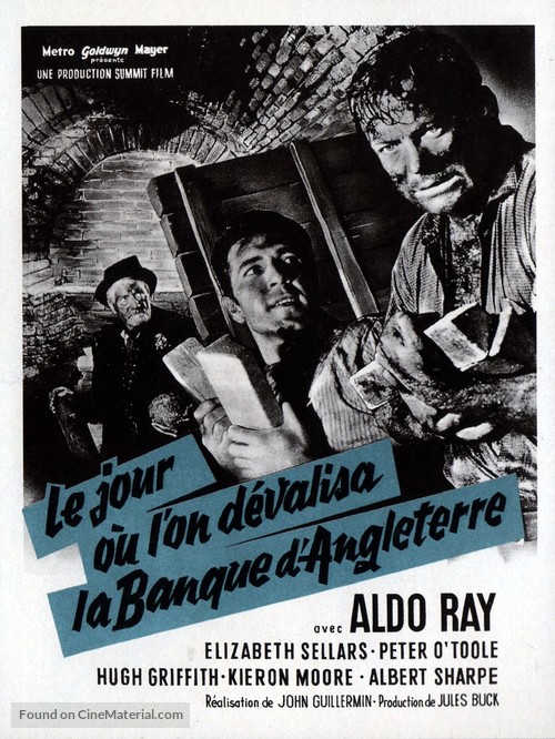 The Day They Robbed the Bank of England - French Movie Poster